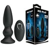 „Mr Play Strong“ vibruojantis įkraunamas analinis kamštelis, 12 cm, 12 režimų
