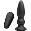 „Mr Play Strong“ vibruojantis įkraunamas analinis kamštelis, 12 cm, 12 režimų
