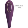 PRETTY LOVE C-TYPE Pretty Love August App-Controlled Double Vibrator Violetinė Silicone 12 Modes