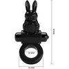 LYBAILE Pretty Love Exciting Vibrating Cock Ring Juodas