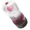 Pretty Love Male LYBAILE Masturbution Cup, Transparent Sleeve with additional intension ball, TPR material, Rožinė color ball