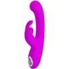 Pretty Love Flirtation Pretty Love Lamar Violet Dual Action Intimate Massager, USB Rechargeable