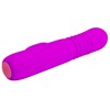 Pretty Love Vibrator Bunny su masažuokliu, slystančiu 15 cm 4 režimais
