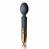 Rocks-Off Oriel Rechargeable Massage Wand Flexible Atsparus vandeniui Juodas