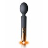 Rocks-Off Oriel Rechargeable Massage Wand Flexible Atsparus vandeniui Juodas