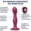 Satisfyer Double Ball-R Weighted Dual Sphere Model Raudona 4061504048680