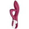 BoT Satisfyer Embrace Me Dual Motor Flexible Silicone Vibrator Rožinė
