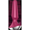 Satisfyer Plug-ilicious 2 Vibrating Anal Plug Berry Rechargeable Silicone