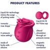 SATISFYER - AIR PULSE PRO 2 CLASSIC BLOSSOM VIBRATOR