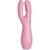 Satisfyer Rocks-Off Threesome 3 Lay-On Multi-Zone Vibrator, Silicone, Juodas