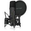 „Behringer TM1 DARK EDITION“ įrašymo rinkinys: didelės diafragmos mikrofonas + priedai