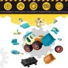 Išardomų žaislinių statybinių automobilių rinkinys 4in1