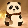 Naktinė silikoninė lempa šviestuvas Panda
