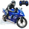 Radijo bangomis valdomas motociklas Motorcycle, mėlynas