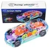 Skaidrus automobilis su garso ir šviesos efektais Concept racing