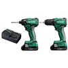HiKOKI Akumuliatorinių įrankių rinkinys KC18DD, 18V, WH18DD + DS18DD + 2x3.0Ah + lagaminas