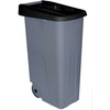 Basket DE-23250 lid with opening, juodas