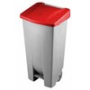 Basket solid lid DE-23400, red