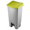 Basket solid lid DE-23400, yellow