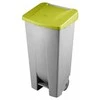 Basket solid lid DE-23400, yellow