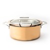 Buffet heater with window, copper