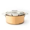 Garų puodas Buffet heater with window, copper