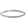 Confectionery rim, Oval, perforated, 12x5x2 cm, Claisson