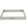 Confectionery rim, perforated, 23x23x3 cm