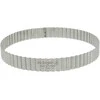 Confectionery rim, perforated, wavy, 24 cm, 3 cm