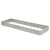Confectionery rim, perforated, wavy, 35x10x3 cm