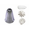 Decor nozzle, Rose, 8 mm