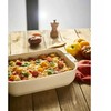 PEUGEOT APPOLIA stačiakampis indas 36 cm ecru