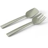 Fork and spoon, 29.3 cm, žalias, Paestum Collection