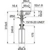 Franke Comfort skysto muilo dozatorius | 119.0578.750