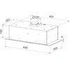 Įmontuojamas gartraukis Schlosser TN45PBWH GLASS