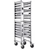 GN 1/1 tray transport trolley