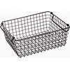 GN 1/2 basket, steel, juodas