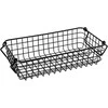 GN 1/3 basket, 80 mm, juodas
