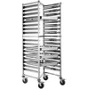 GN 2/1 tray transport trolley