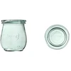 Jar, 220 ml, with lid, Tulip, 12 pcs