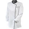 Long-sleeve jacket, baltas, pilkas border, XS, Expression