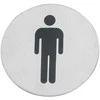 Mens toilet sign, 7.5 cm