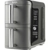 Karšto oro gruzdintuvė Ninja Double Stack XL, 2 lygių, 9,5 l, SL400EU, Tamsiai pilka