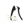 One-piece garlic press