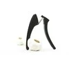 One-piece garlic press