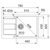 Plautuvė Franke SID 611-78XL 114.0499.819