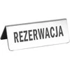Reservation sign, 12x3.5x4.3 cm
