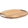 Serving board, 47,6x38 cm, oval, mango