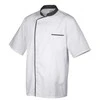 Short-sleeve jacket, baltas, pilkas border, S, Energy
