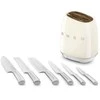 Peilių rinkinys su stovu SMEG KBSF02CR, 7 dalys